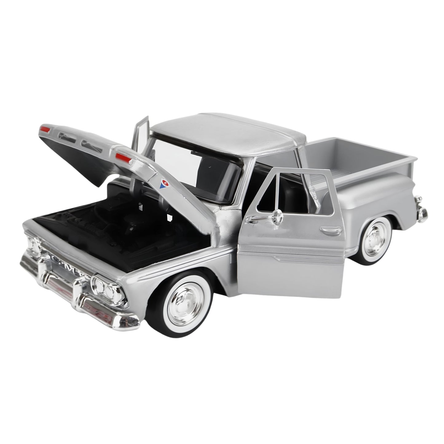 1966 Gmc 1000 Fenderside Silver 1:24