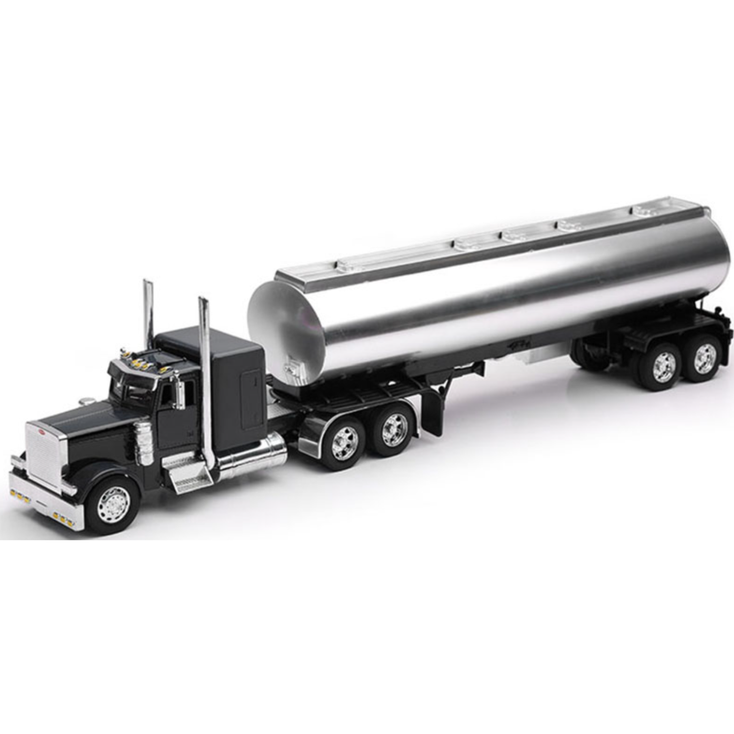 Peterbilt 379 Custom Oil Tanker Black escala 1:32