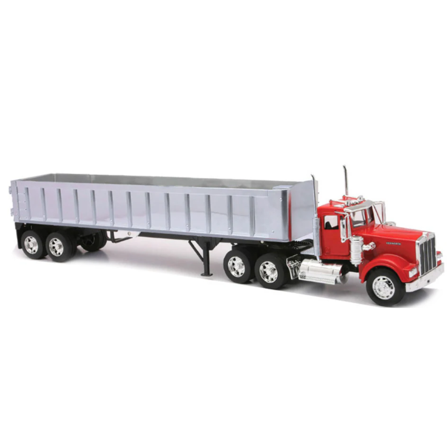 Kenworth W900 Frame Less Dump Tuck Chrome 1:32