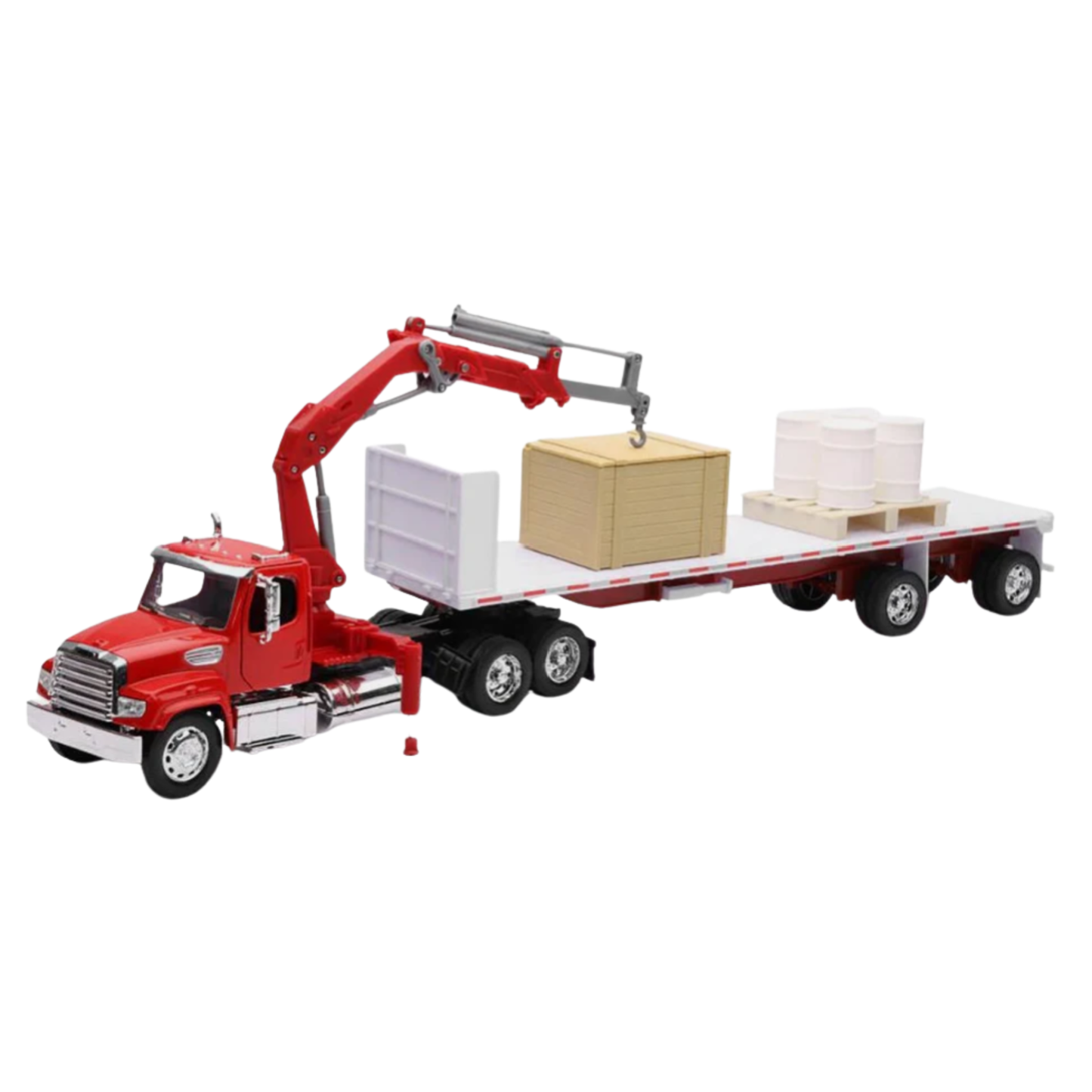 Freightliner 114SD Flatbed w/ Crane 1:32
