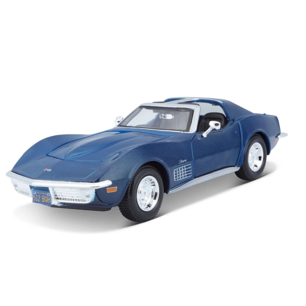 Se Chevrolet Corvette 1970 a Escala 1:24 color azul