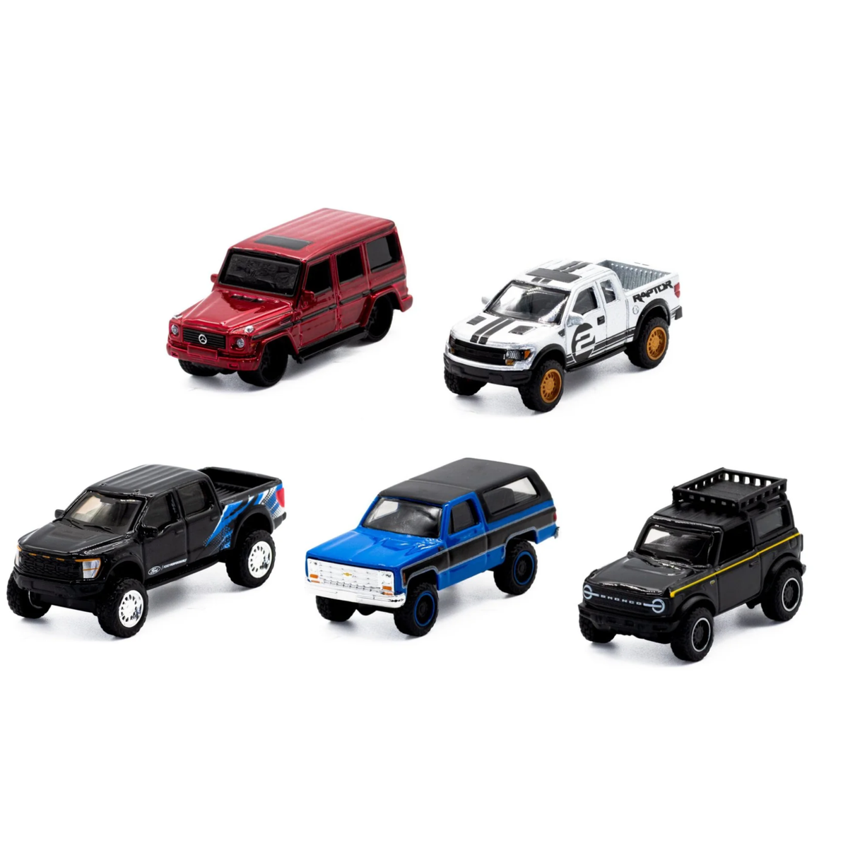 Pack de 5 Desing Asmt. Off Road Escala 1:64