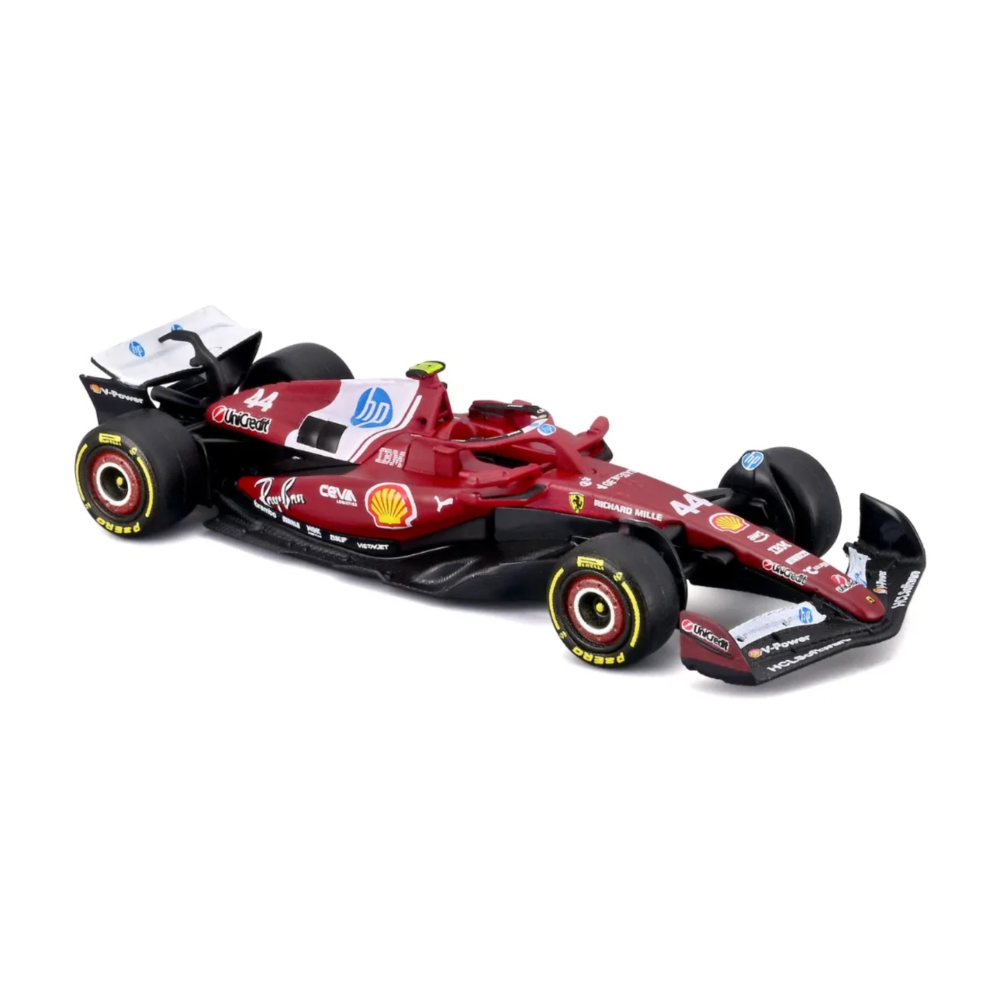 Pack Ferrari SF-25 F1 2025 Bburago Escala 1:64 | Charles Leclerc #16 + Lewis Hamilton #44