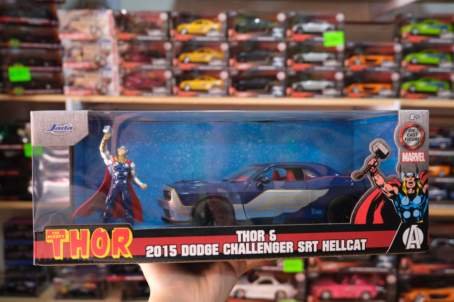 2015 Dodge Challenger Srt Hellcat W/Thor Jada 1:24