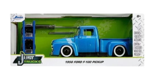 Just Trucks 1956 Ford F100 Pick Up W/Rack Jada 1:24