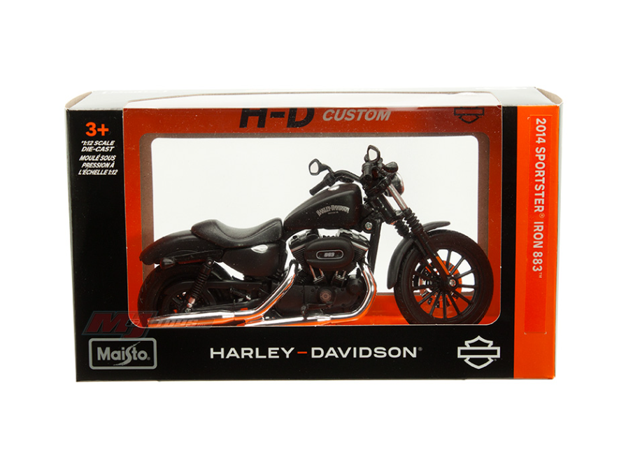 Harley Davidson Sportster 2014 Iron 883 escala 1:12