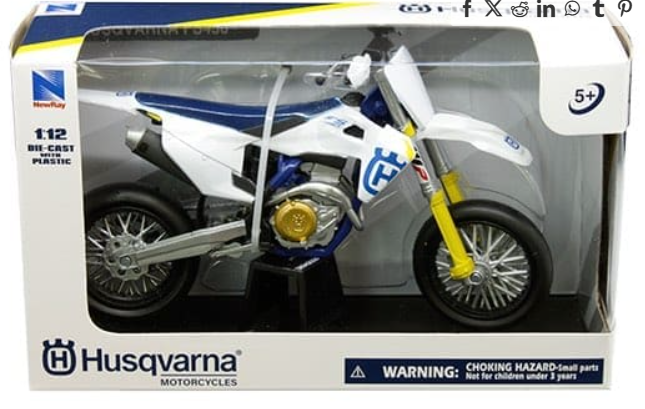 Husqavarna Fs450 Super Moto escala 1:12