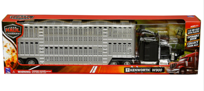 Kenworth W900 Pot Belly Livestock escala 1:32