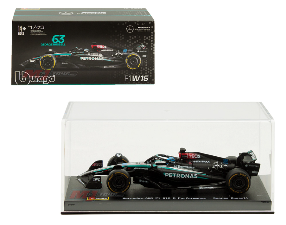 Mercedes Awg W15 #63 Russell escala 1:43