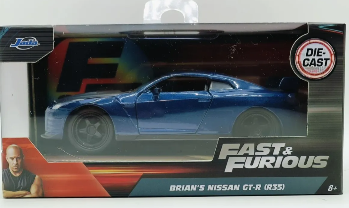 Brian´s Nissan Gt-r (R35) Blue escala 1:32