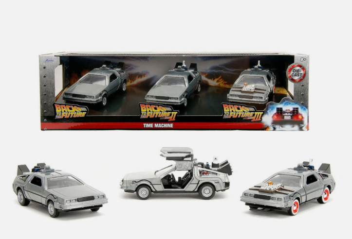 DeLorean 3 Pack escala 1:32