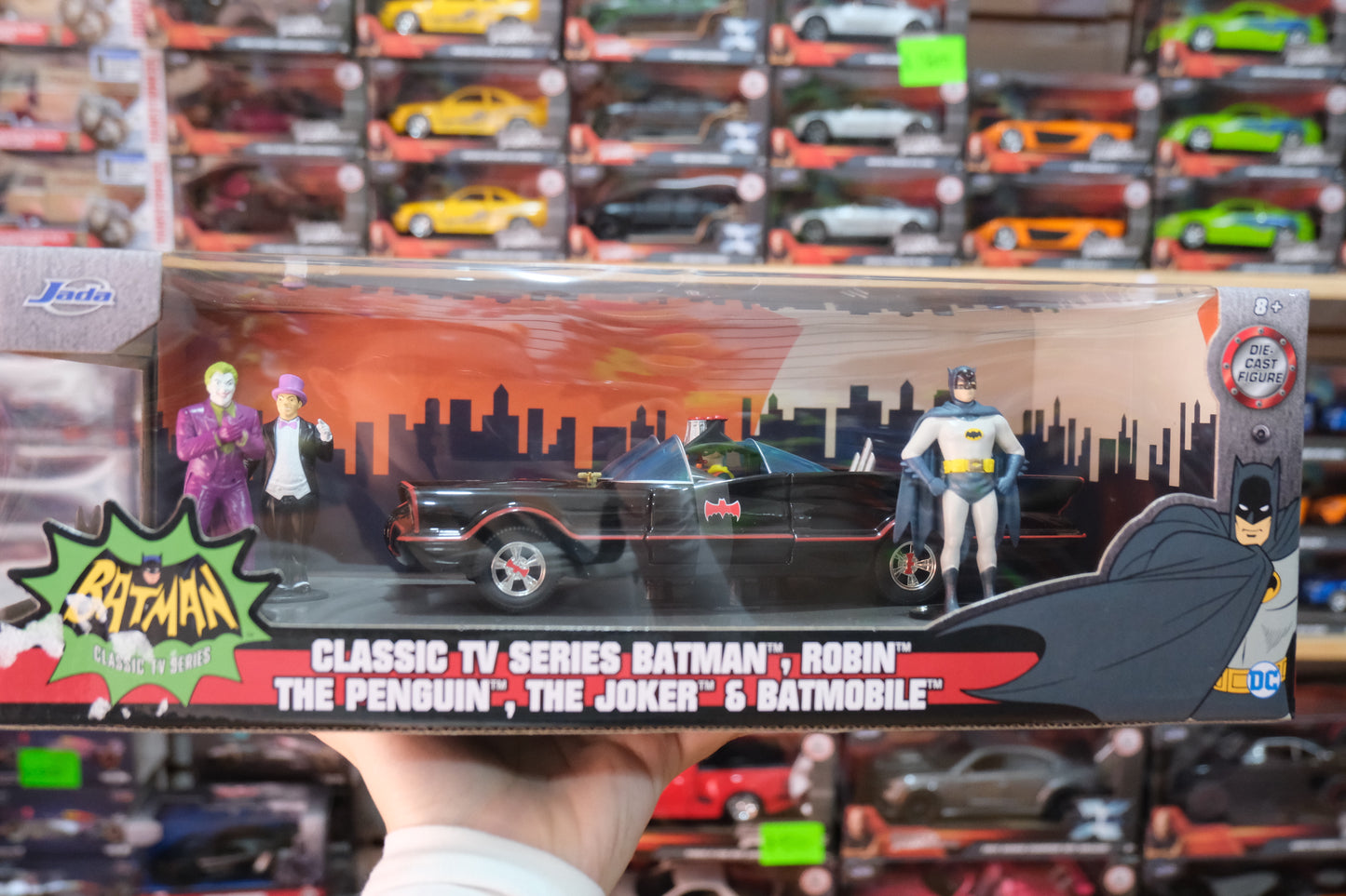 1966 Classic Tv Series W/Batman and Robin, Joker and Pinguin Jada 1:24