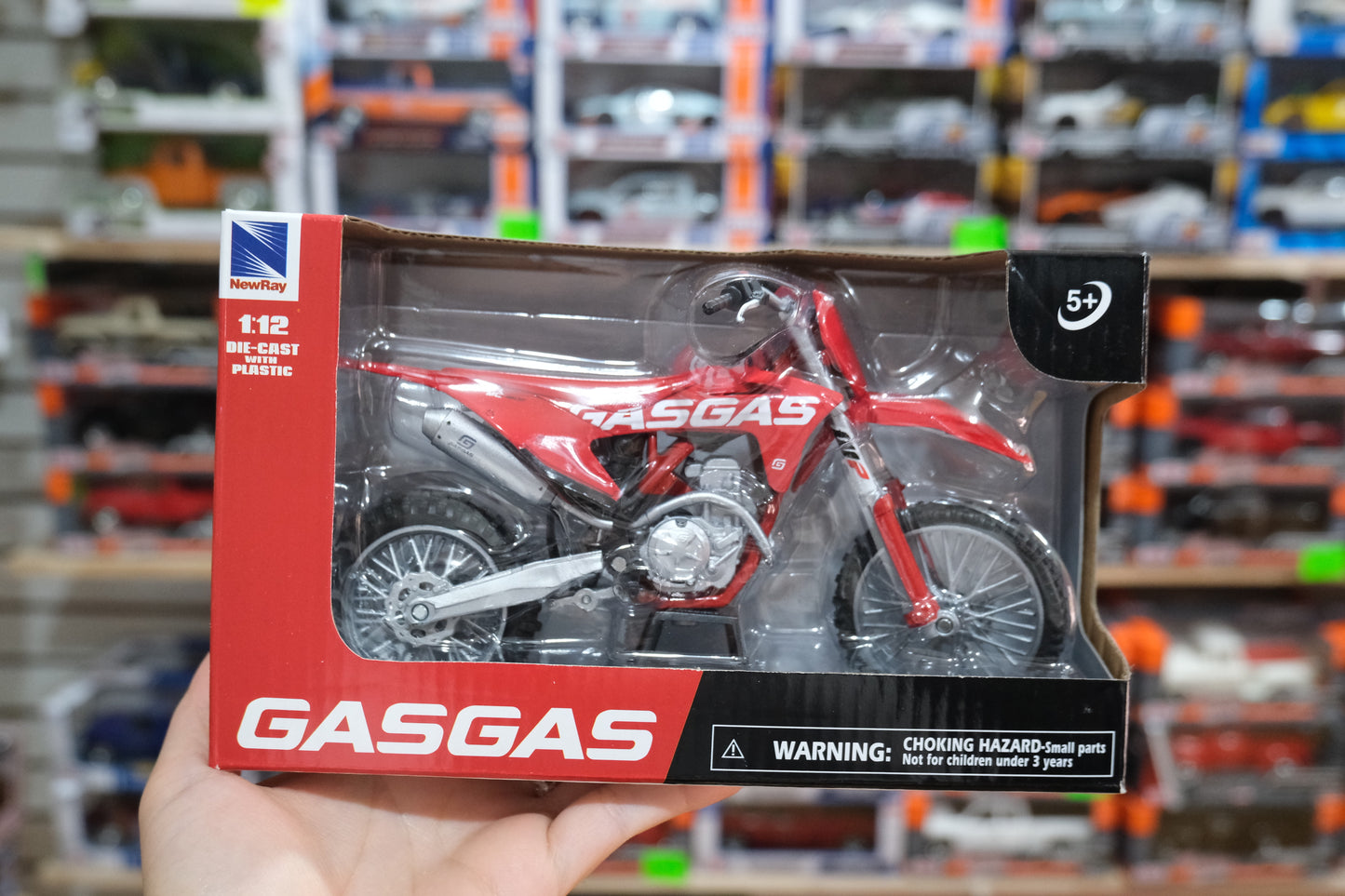 Gas Gas Mc 450 Dirt Bike escala 1:12