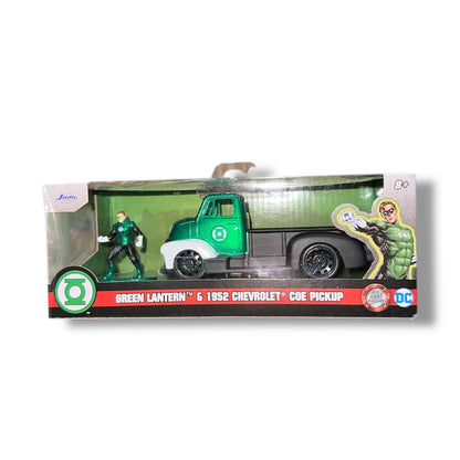 Green Lantern & 1952 Chevrolet Coe Pick Up Jada 1:32