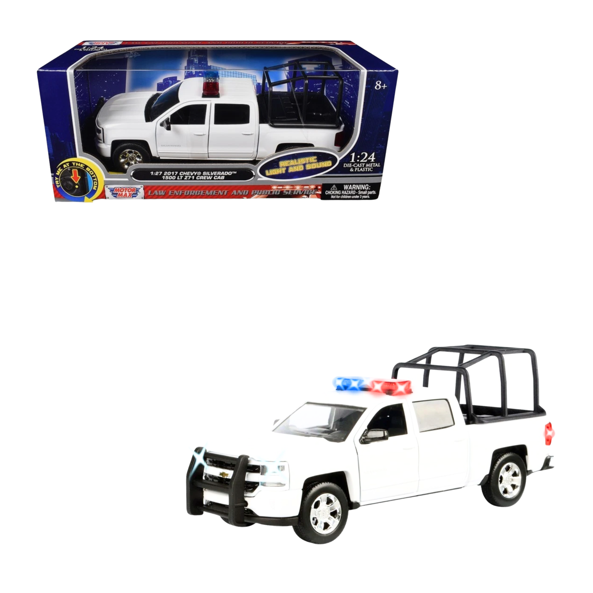 Chevy Silverado 2017 Patrulla Motormax