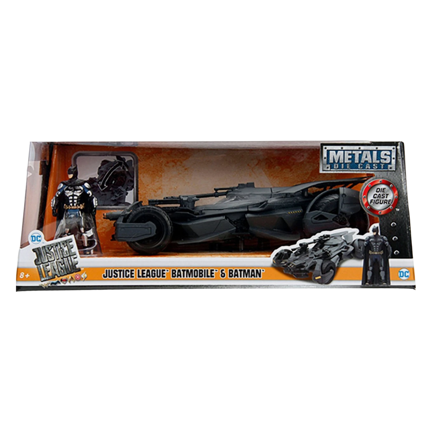 2017 Justice League Batmobile W/ Batman Asorted Jada 1:24