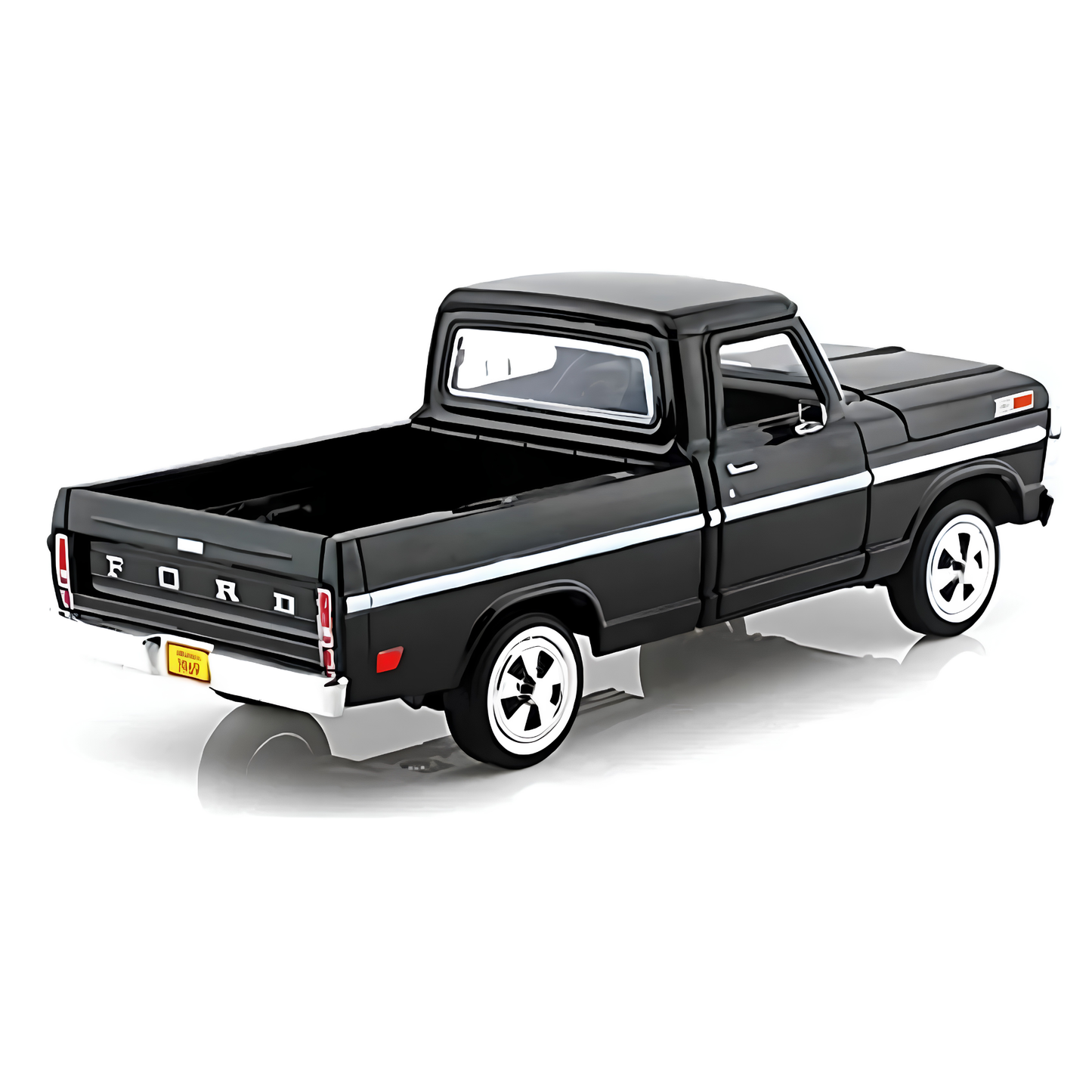Ford 1969 F-100 Pick up Black escala 1:24 Motormax