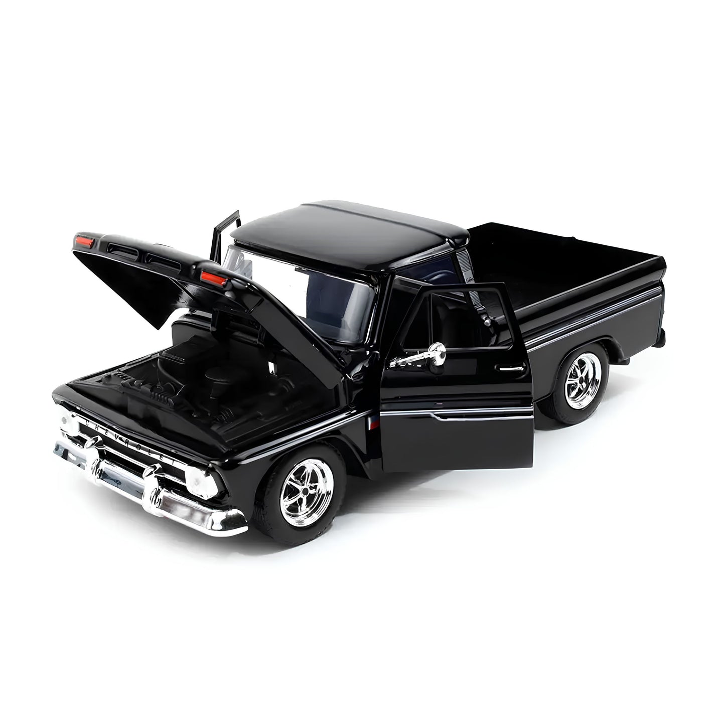 1966 Chevy C10 Fleetside Black 1:24