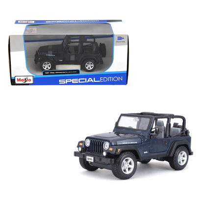 Jeep Wrangler Rubicon Maisto Special Edition a escala 1:27 azul marino