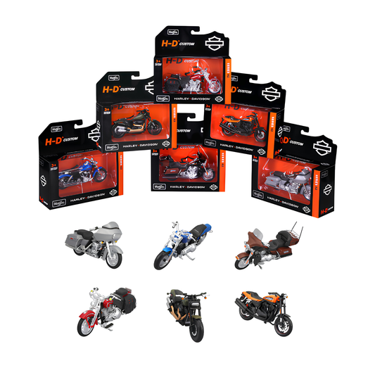 Set de la serie 42 Harley-Davidson motocicletas a escala 1:18