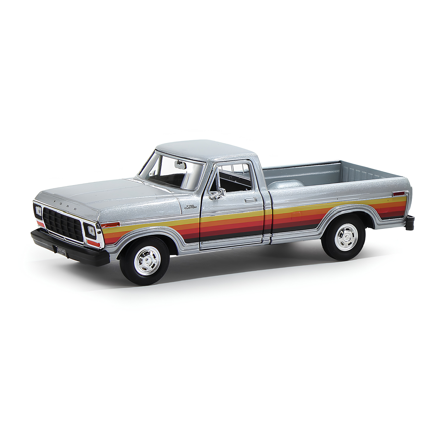1979 Ford F150 Silver Orange 1:24 Edicion Especial