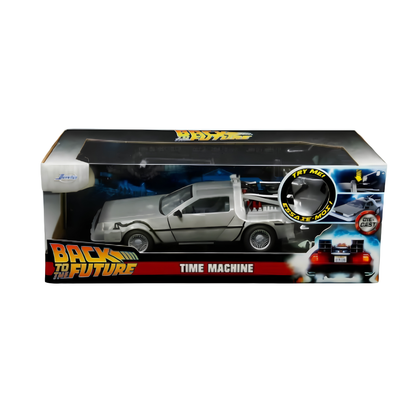 DeLorean Part 1 Time Machine W/Light Jada 1:24