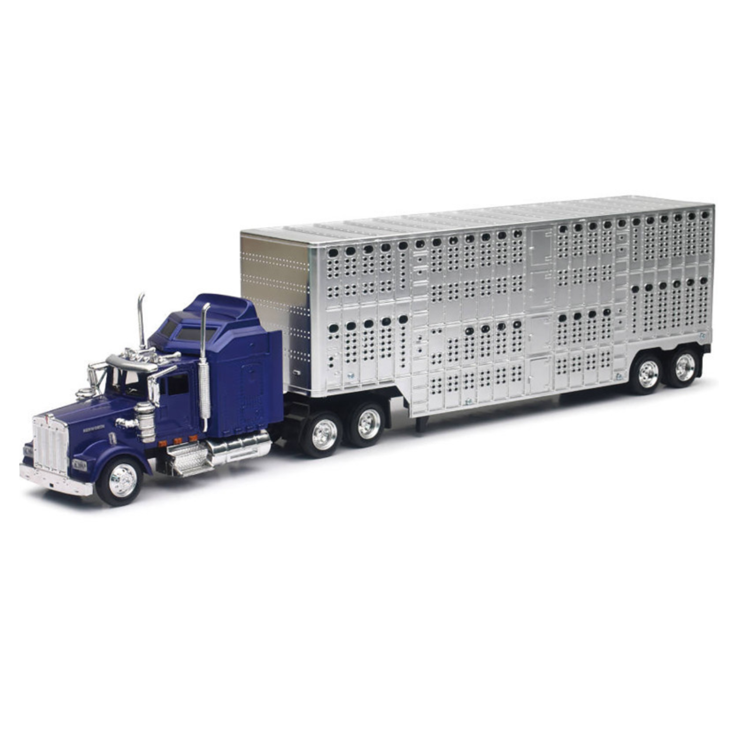W900 Blue Potbelly Livestock Chrome escala 1:43