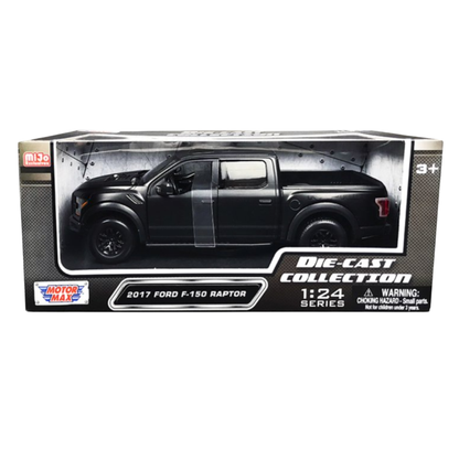 Ford F-150 Raptor 2017 Black escala 1:24
