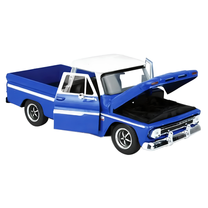 Chevy C10 Blue White 1966 01:24