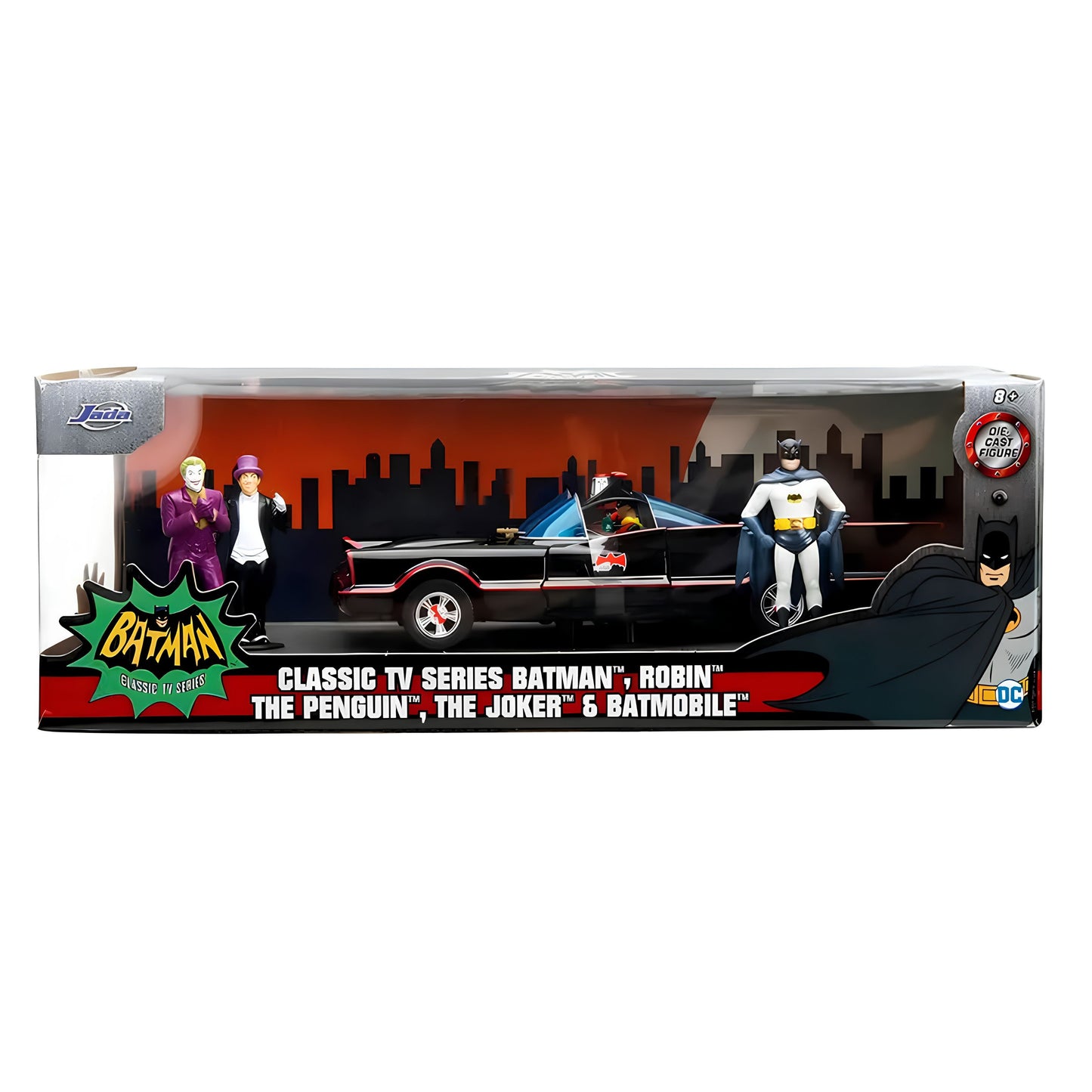 1966 Classic Tv Series W/Batman and Robin, Joker and Pinguin Jada 1:24