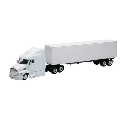 Freightliner Cascadia Dry Van White escala 1:43
