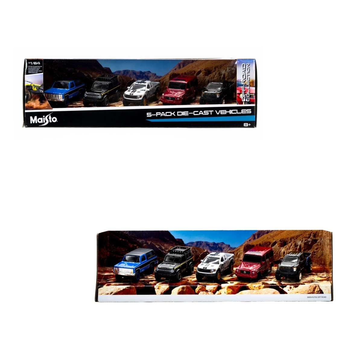 Pack de 5 Desing Asmt. Off Road Escala 1:64