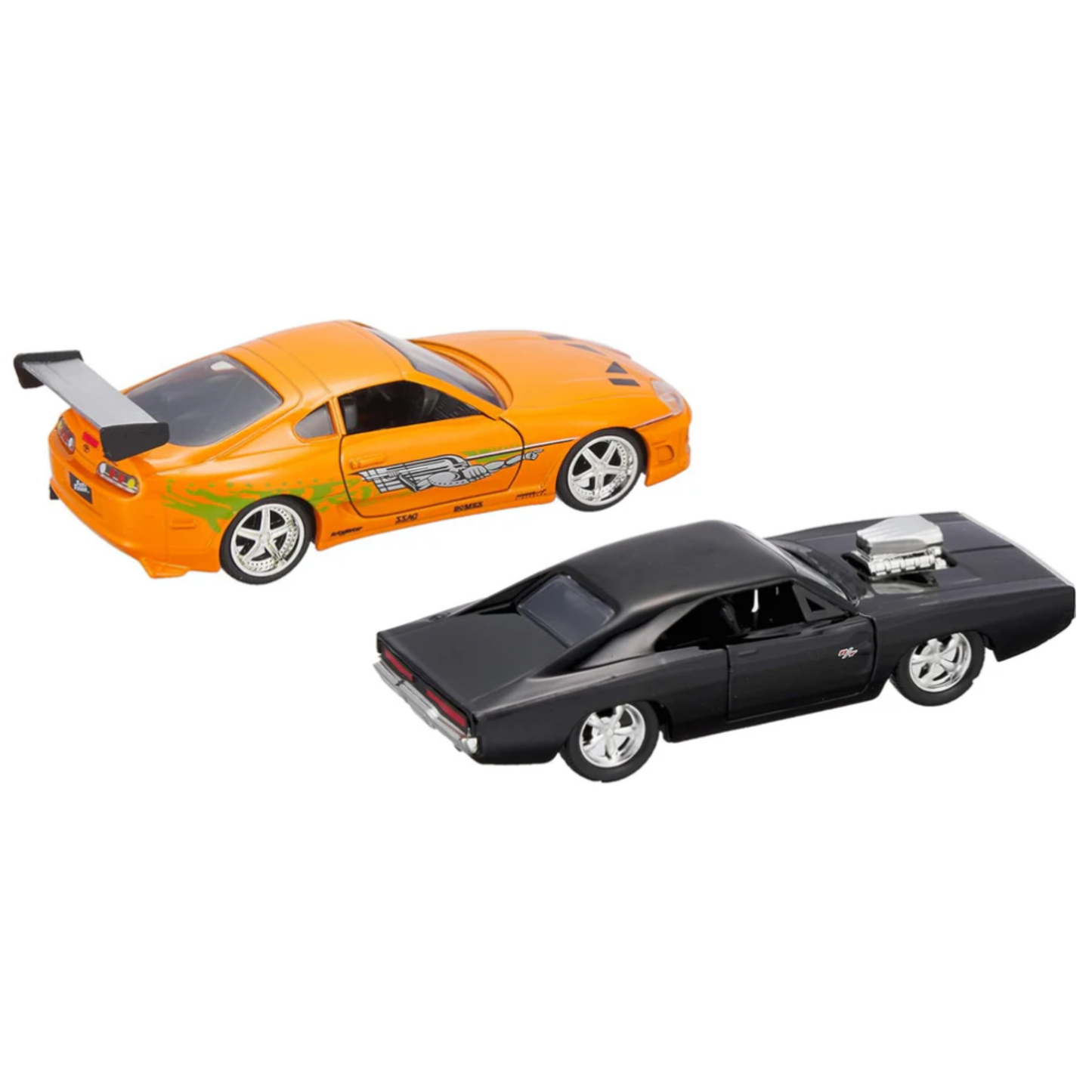 Twin Pack Dom’s Charger R/T & Brian’s Toyota Supra Jada 1:32