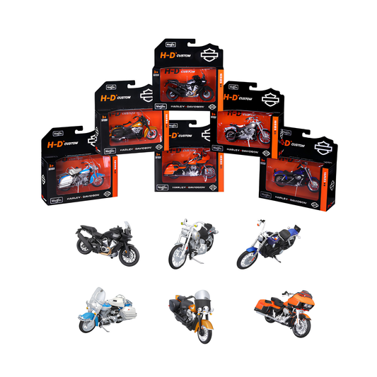 Set de la serie 44 Harley-Davidson motocicletas a escala 1:18