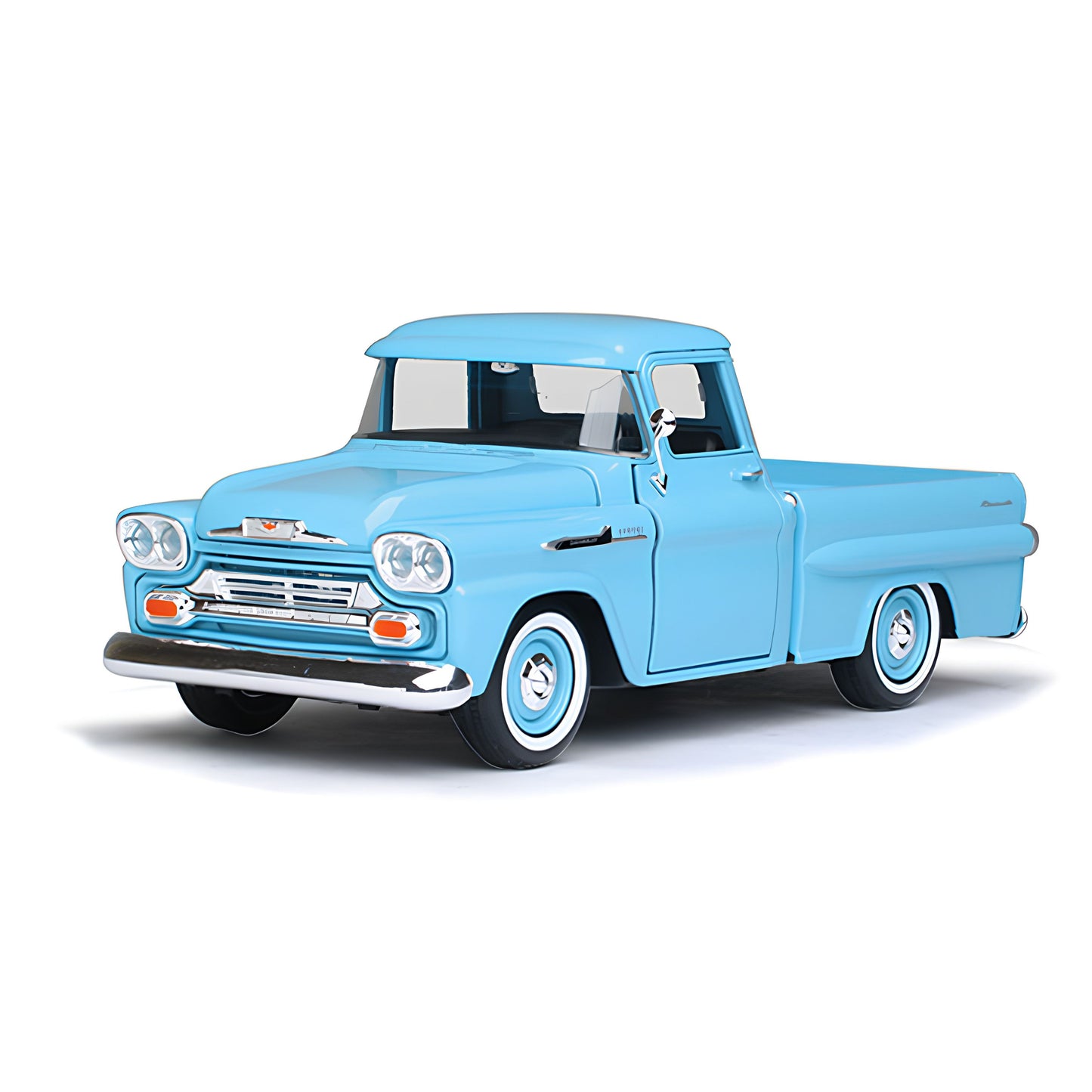 1958 Chevy Apache Light Blue 1:24