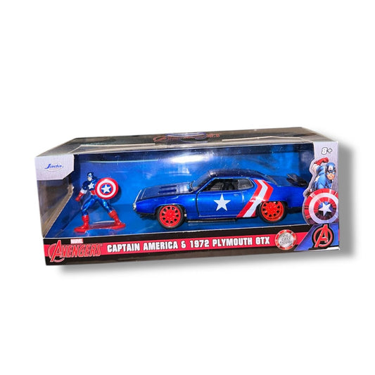 Captain America & 1972 Plymouth Gtx 1:32