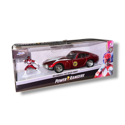 Red Ranger & 1967 Toyota 2000Gt Jada 1:32