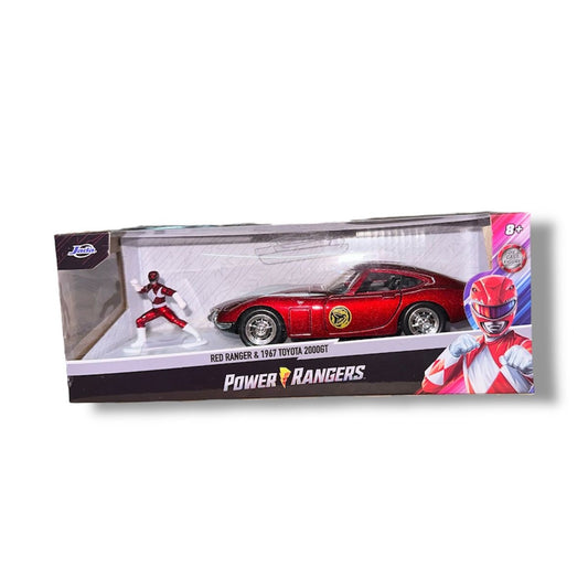 Red Ranger & 1967 Toyota 2000Gt Jada 1:32