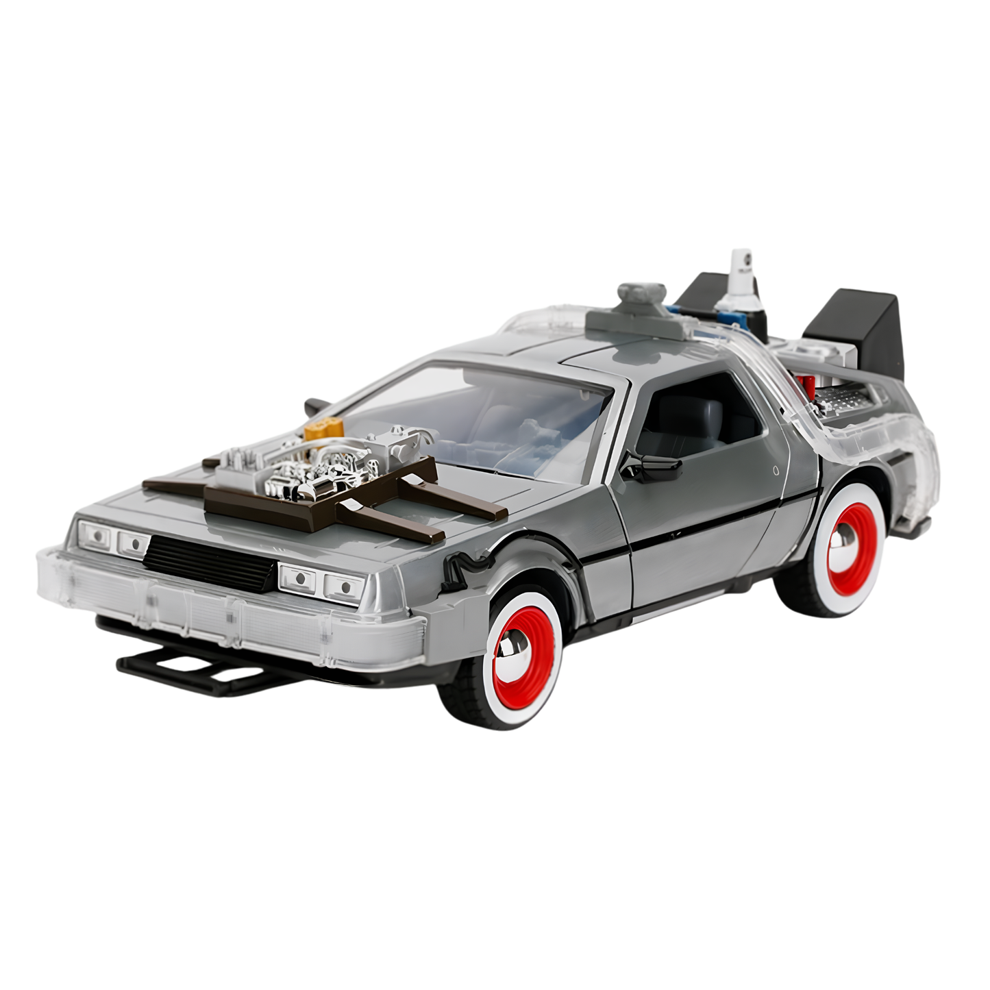DeLorean Part 3 Time Machine  W/Light Jada 1:24