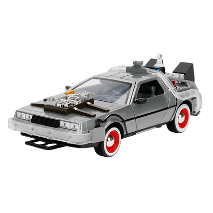 DeLorean Part 3 Time Machine  W/Light Jada 1:24