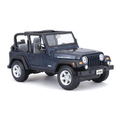 Jeep Wrangler Rubicon Maisto Special Edition a escala 1:27 azul marino