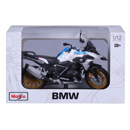 BMW R 1250 GS Maisto Escala 1:12 | Motocicleta Die-Cast de Colección