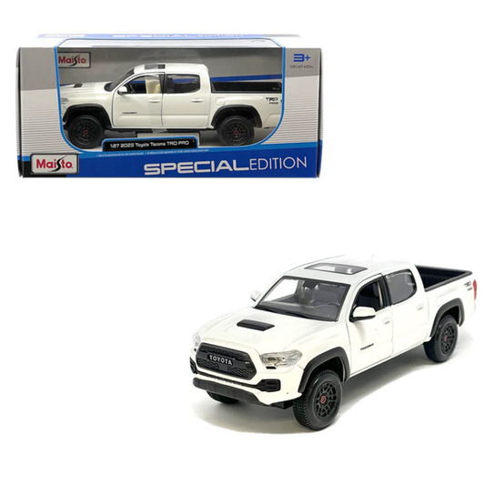Tacoma Trd Pro 2023 White escala 1:27