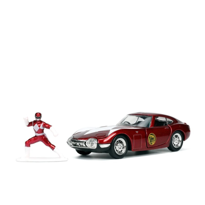 Red Ranger & 1967 Toyota 2000Gt Jada 1:32