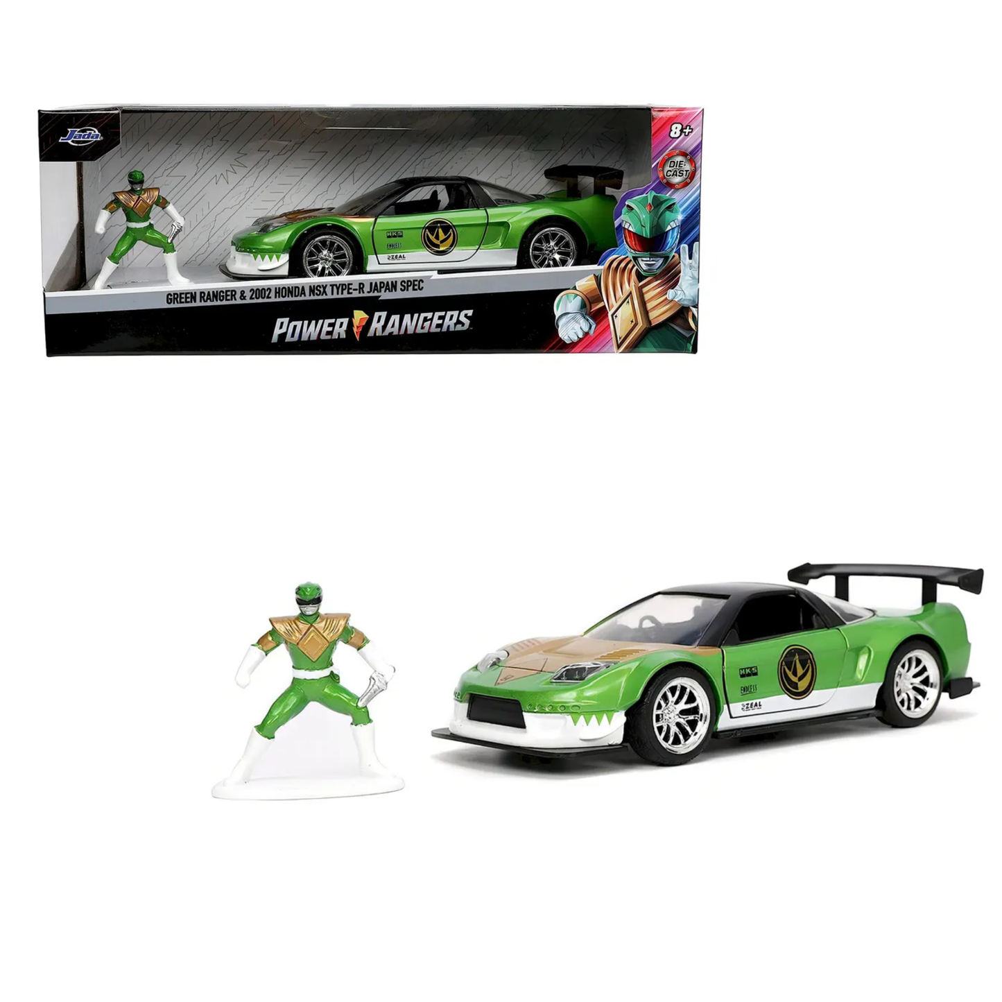 Green Ranger 2002 Honda NSX Type-R Japan Jada 1:32
