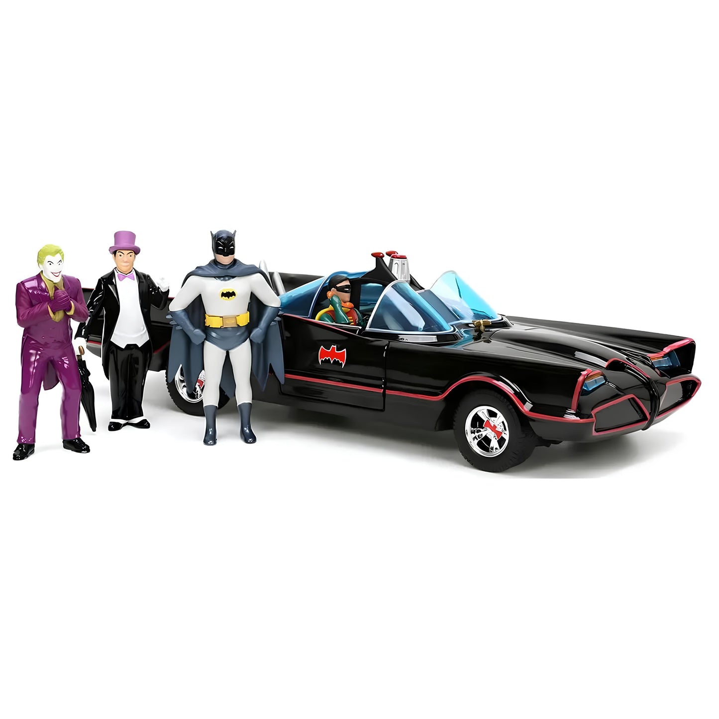 1966 Classic Tv Series W/Batman and Robin, Joker and Pinguin Jada 1:24