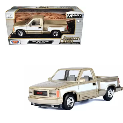 GMC Sierra GT Pick Up 1992 Beige Gold 01:24