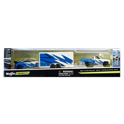 Maisto Chevrolet 1500 1987 /Subaru Brz 2019 1:64