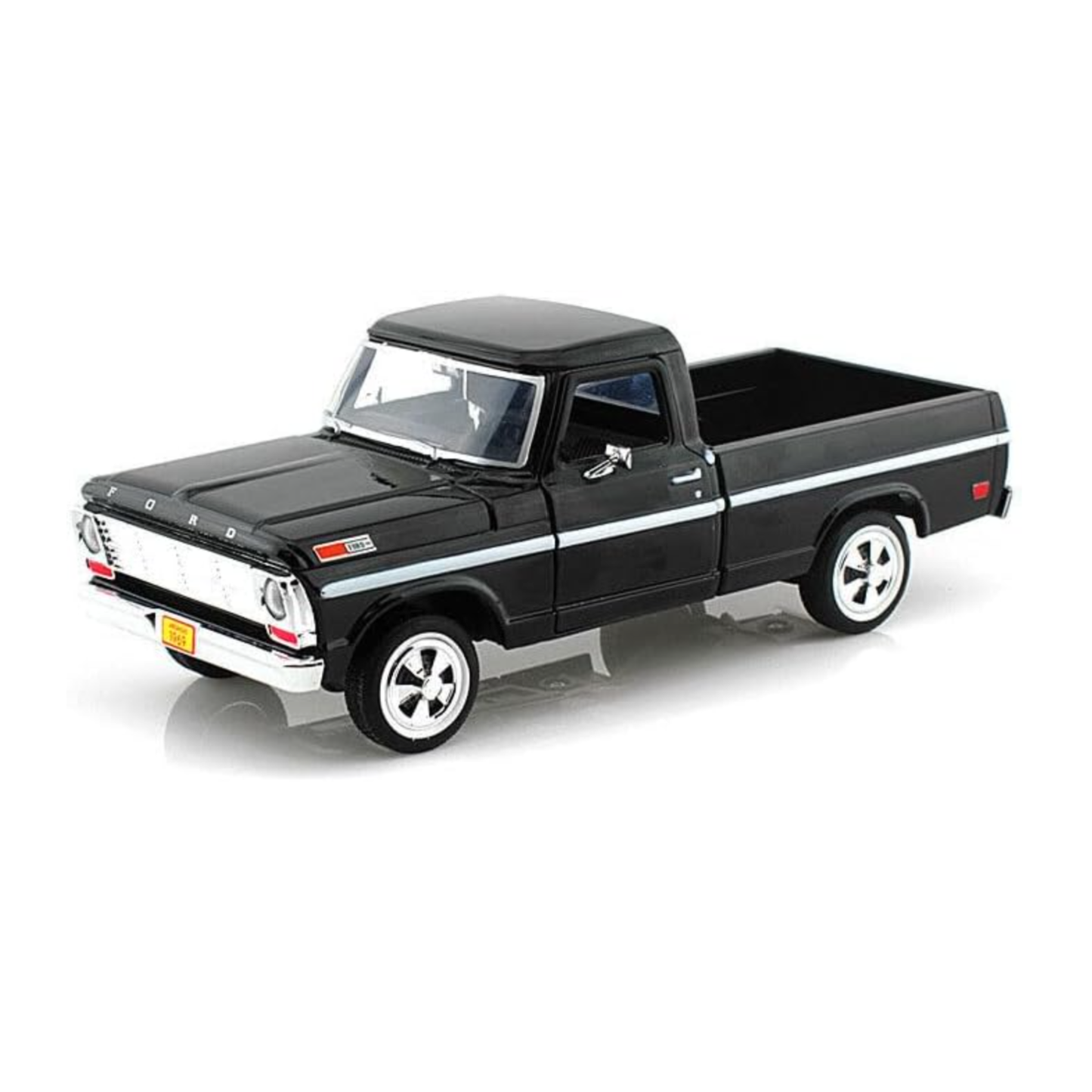 Ford 1969 F-100 Pick up Black escala 1:24 Motormax