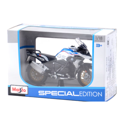 BMW R 1250 GS Maisto Escala 1:18 | Motocicleta Die-Cast de Colección